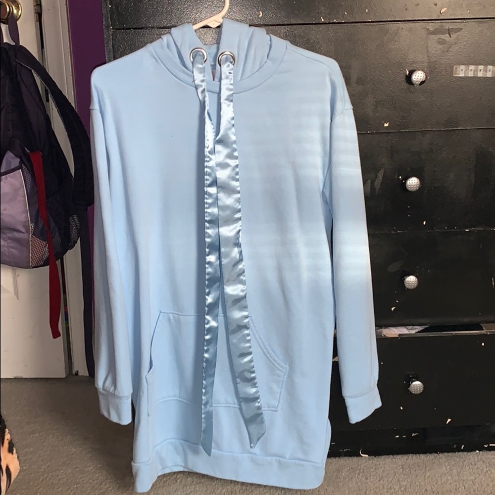 Long sleeve sweatshirt dress